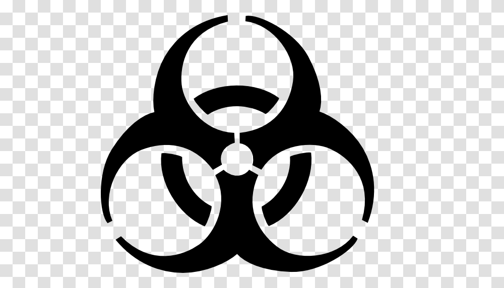 Biohazard Clipart, Stencil, Logo, Trademark Transparent Png
