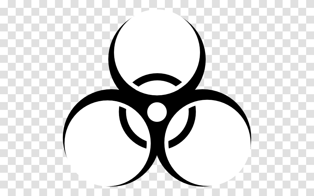 Biohazard Clipart, Stencil, Logo, Trademark Transparent Png