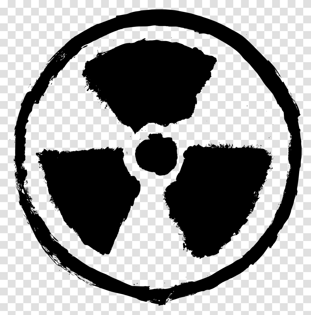 Biohazard Grunge Radioactive Symbol Background, Steering Wheel, Stencil Transparent Png