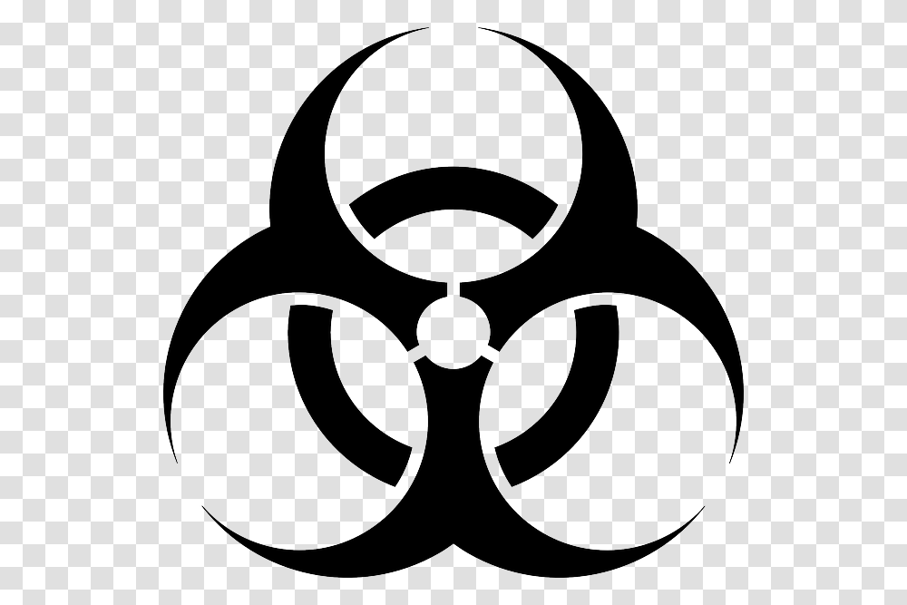 Biohazard Symbol Vector, Stencil, Lamp, Logo, Trademark Transparent Png