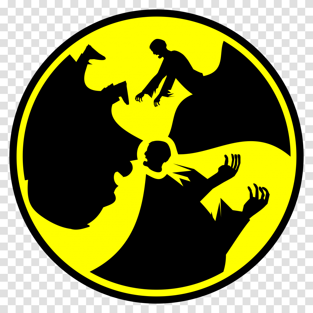 Biohazard Vector Clip Art Free, Logo, Trademark, Batman Logo Transparent Png