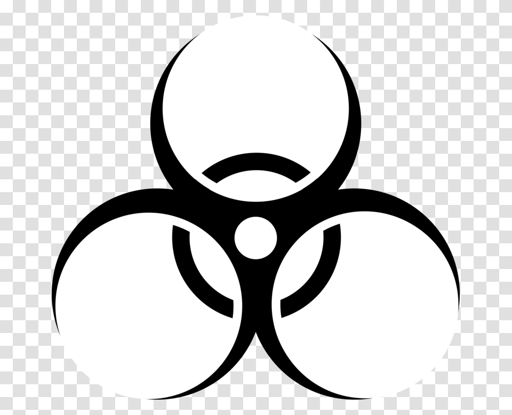 Biological Hazard Hazard Symbol Sign, Stencil, Logo, Trademark Transparent Png
