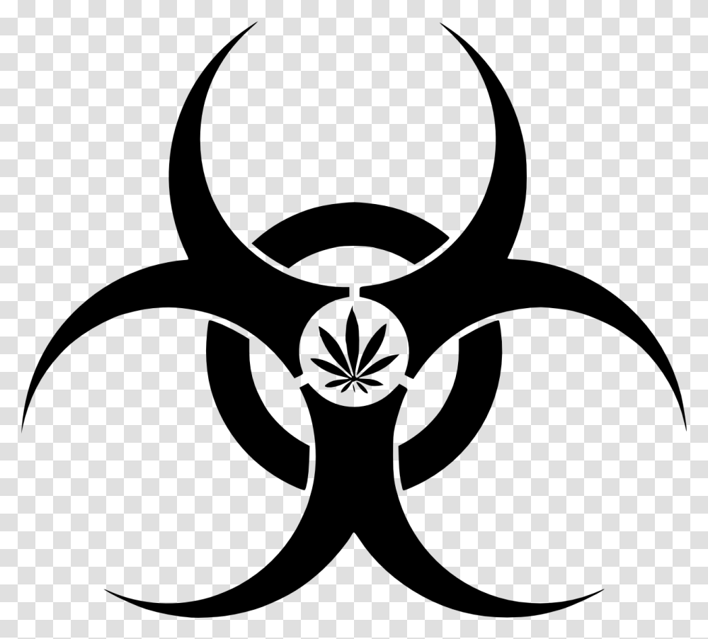 Biological Hazard Symbol Sign, Stencil, Logo, Trademark Transparent Png