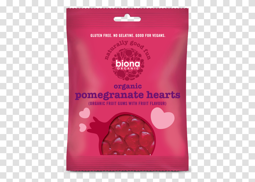 Biona Pomegranate Hearts, Pillow, Cushion, Food, Plant Transparent Png