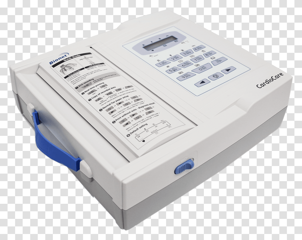 Bionet Eletrocardigrafo Ecg 12 Canais, Box, Machine, Scale, Electronics Transparent Png