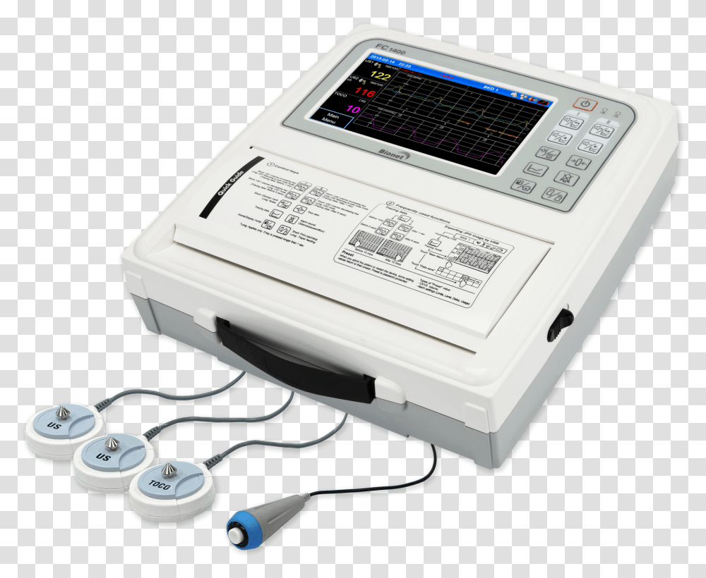 Bionet Fc 1400 Fetal Monitor, Adapter, Computer, Electronics, Electrical Device Transparent Png