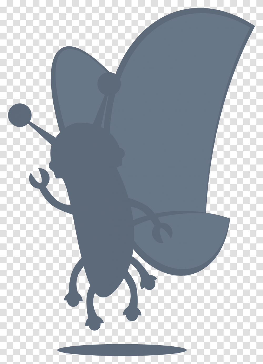 Bionic Butterfly Silhouette, Animal, Insect, Invertebrate, Cockroach Transparent Png