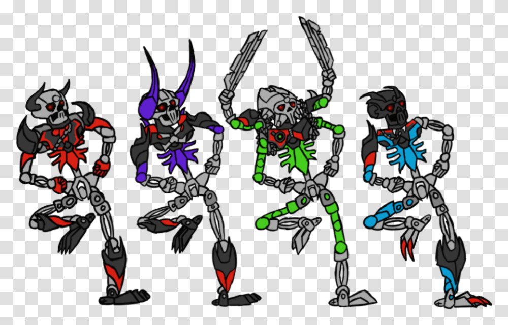 Bionicle Skull People Skeleton Dance, Person, Robot, Sports Car Transparent Png