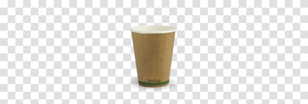 Biopak Products Double Wall Hot Cups Kraft Green Stripe Cups, Coffee Cup, Milk, Beverage, Drink Transparent Png