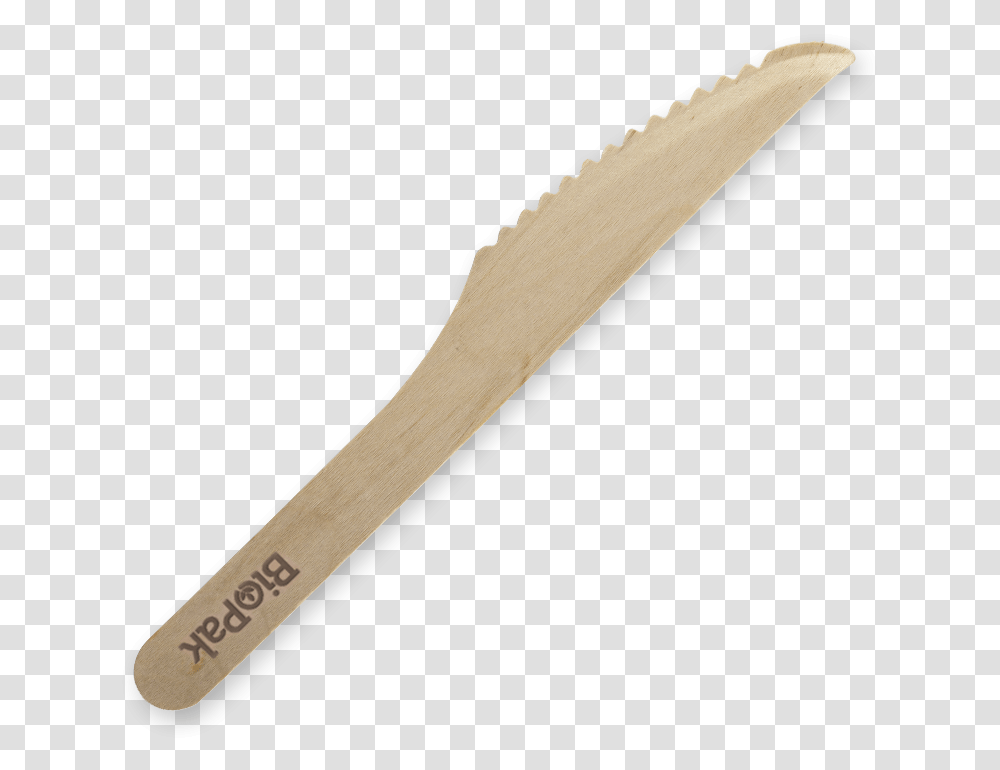 Biopak Wooden Knife, Letter Opener, Blade, Weapon, Weaponry Transparent Png