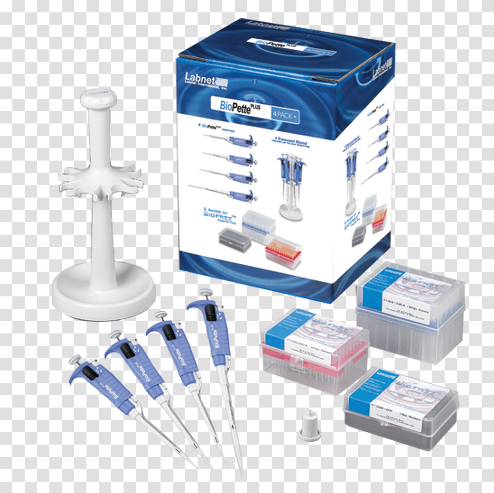Biopette Plus Four Pack Starter Pipette Kit By Labnet Biopette Plus Four Pack Starter Kit, First Aid, Box, Bandage, Injection Transparent Png