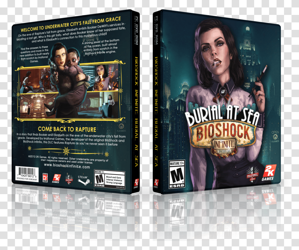 Bioshock Infinite Burial Bioshock Infinite Burial At Sea Xbox, Person, Human, Flyer, Poster Transparent Png