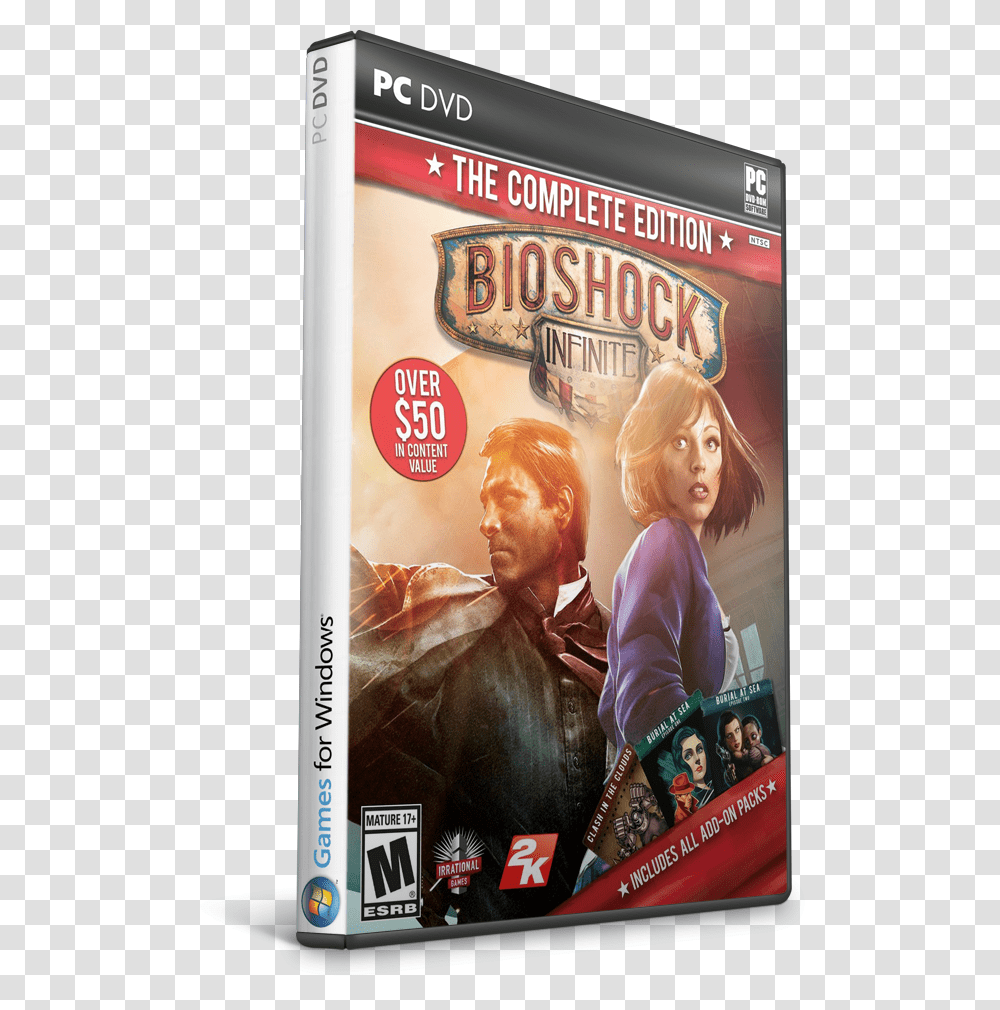 Bioshock Infinite Complete Edition Prophet, Person, Human, Poster, Advertisement Transparent Png