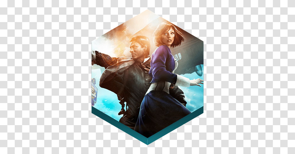 Bioshock Infinite Icon Hex Game Icons Softiconscom Women Roles In Video Games, Person, Poster, Advertisement, Painting Transparent Png