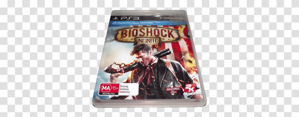 Bioshock Infinite Sony Ps3 Ebay Burial At Sea, Disk, Person, Human, Dvd Transparent Png