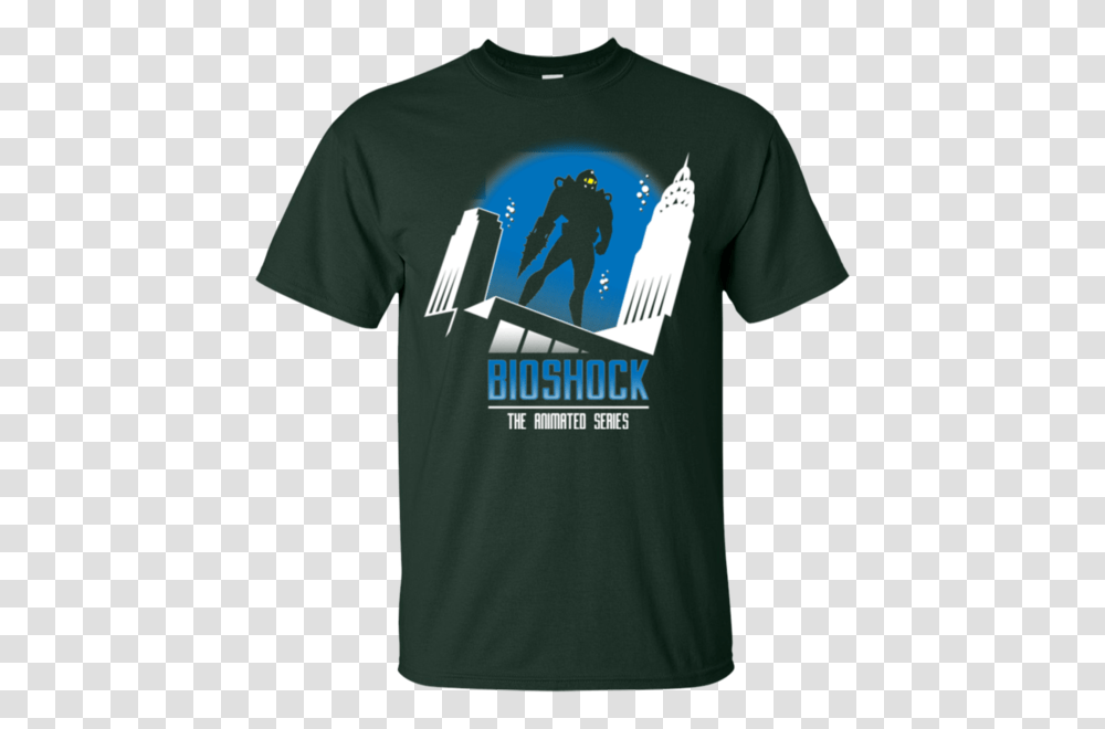 Bioshock The Animated Series T Shirt Pop Up Tee, Apparel, T-Shirt, Sleeve Transparent Png