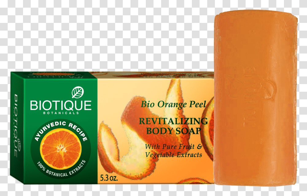 Biotique Orange Peel Exfoliating Soap Image Biotique Orange Peel Soap, Juice, Beverage, Drink, Orange Juice Transparent Png