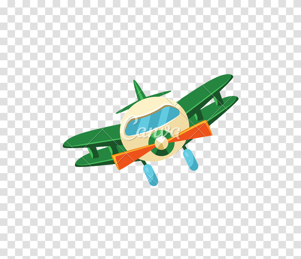 Biplane Toy Aircraft Icon, Vehicle, Transportation, Airplane Transparent Png