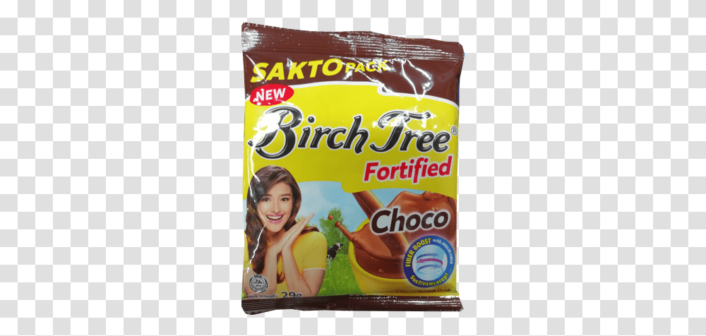 Birch Tree Fortified Choco 29g Birch Tree Choco 29g, Person, Food, Plant, Meal Transparent Png