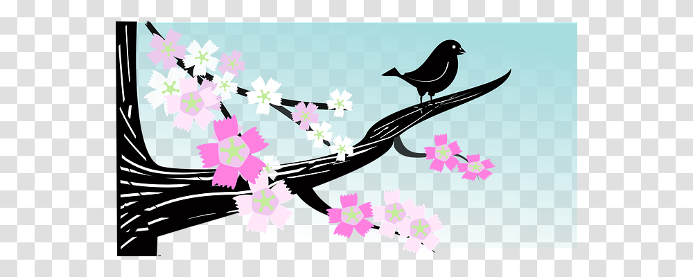 Bird Animals, Flower Transparent Png