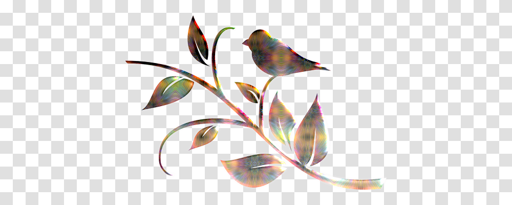 Bird Nature, Flower Transparent Png