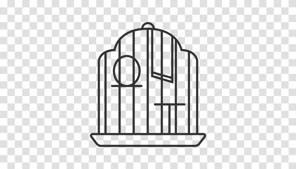Bird Birdcage Cage House Parrot Pet Place Icon, Rug, Fence, Plate Rack Transparent Png