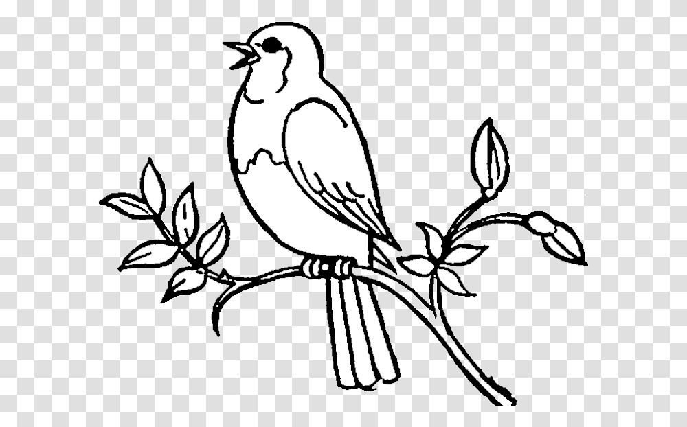 Bird Birds Clipart Black And White Free 1260533 Cute Birds Clipart Black And White, Floral Design, Pattern, Graphics, Stencil Transparent Png