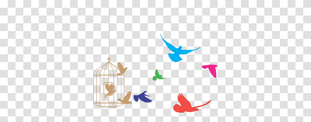 Bird Cage Birds Flying Clipart, Animal, Flock Transparent Png