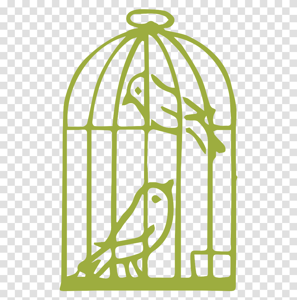 Bird Cage Coloring Page, Brass Section, Musical Instrument, Grille, Horn Transparent Png