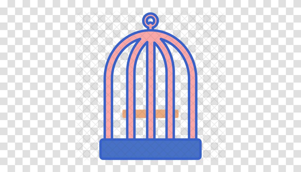 Bird Cage Icon Cage, Gate, Light, Arch, Architecture Transparent Png