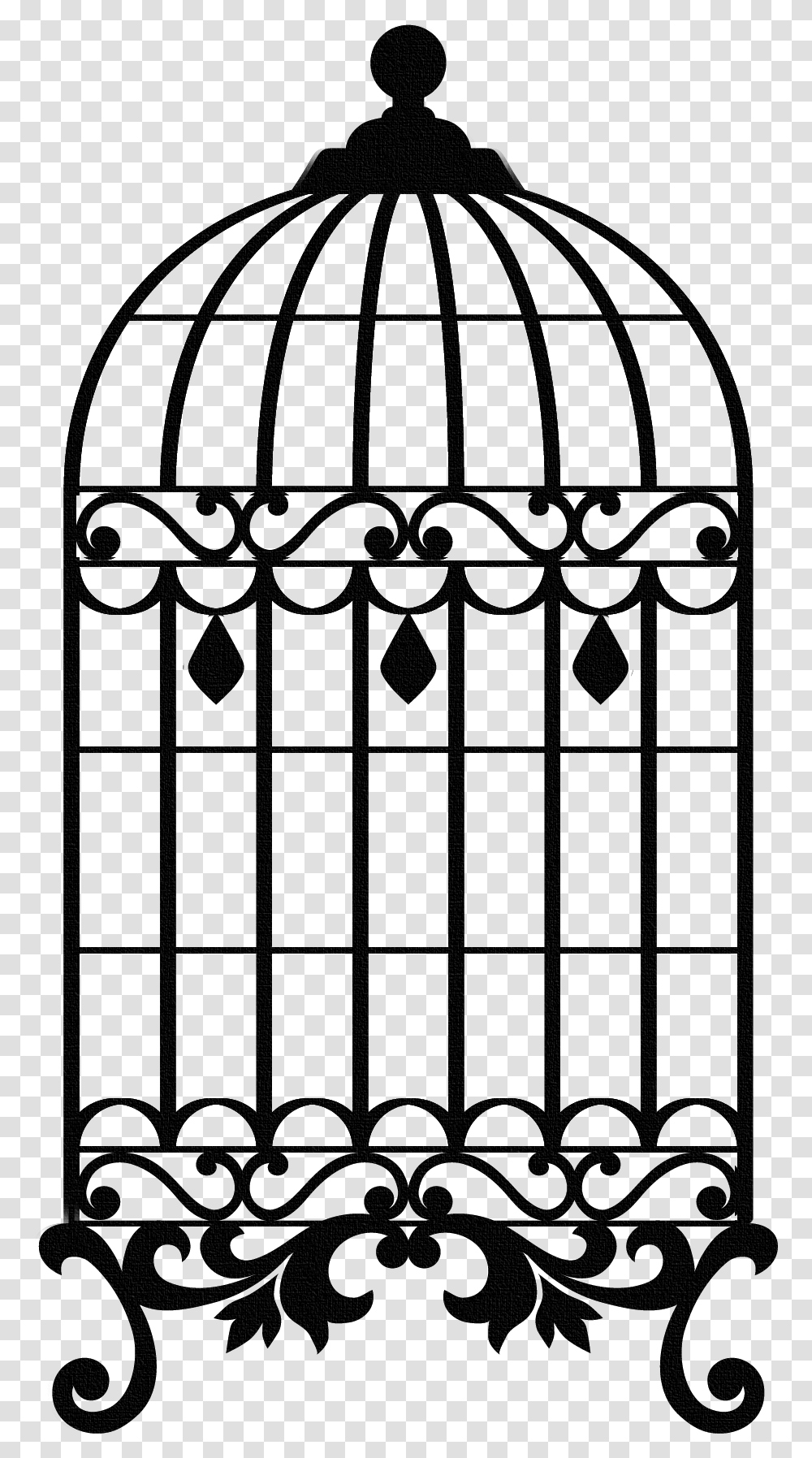 Bird Cage Paper Cutting Ideas Stencils Silhouette, Rug, Grille, Stained Glass Transparent Png