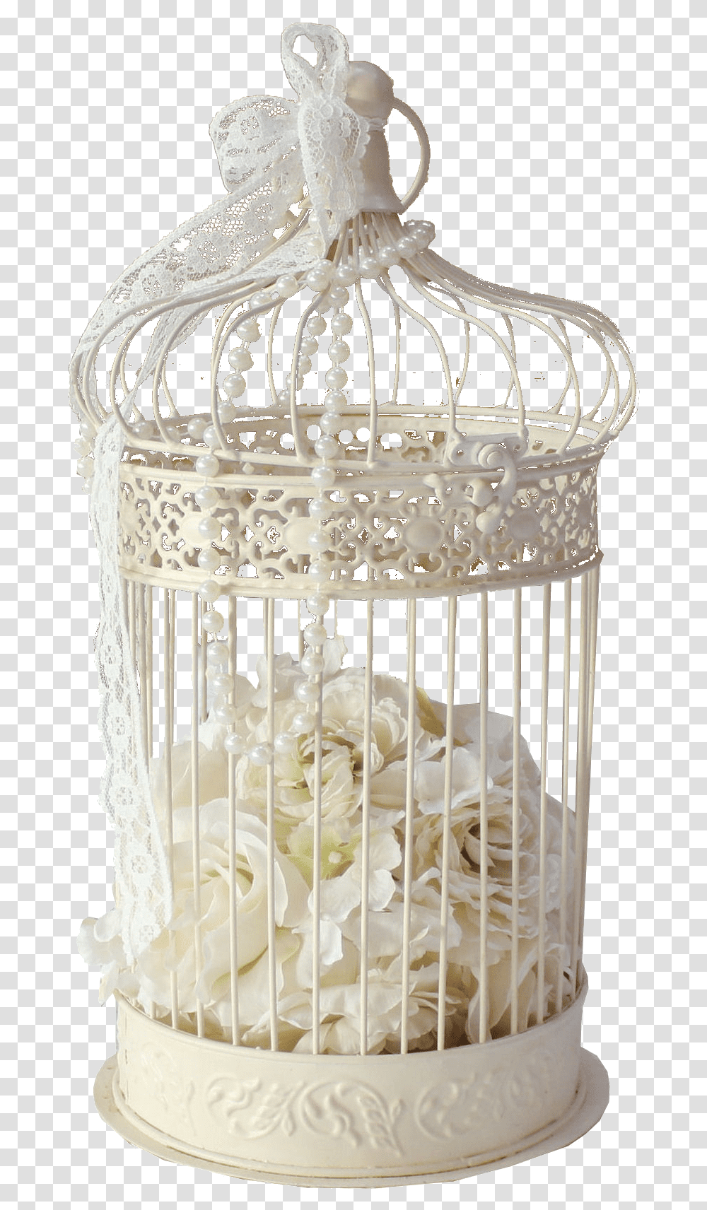 Bird Cage Pomander Centrepiece Cage, Cream, Dessert, Food, Creme Transparent Png