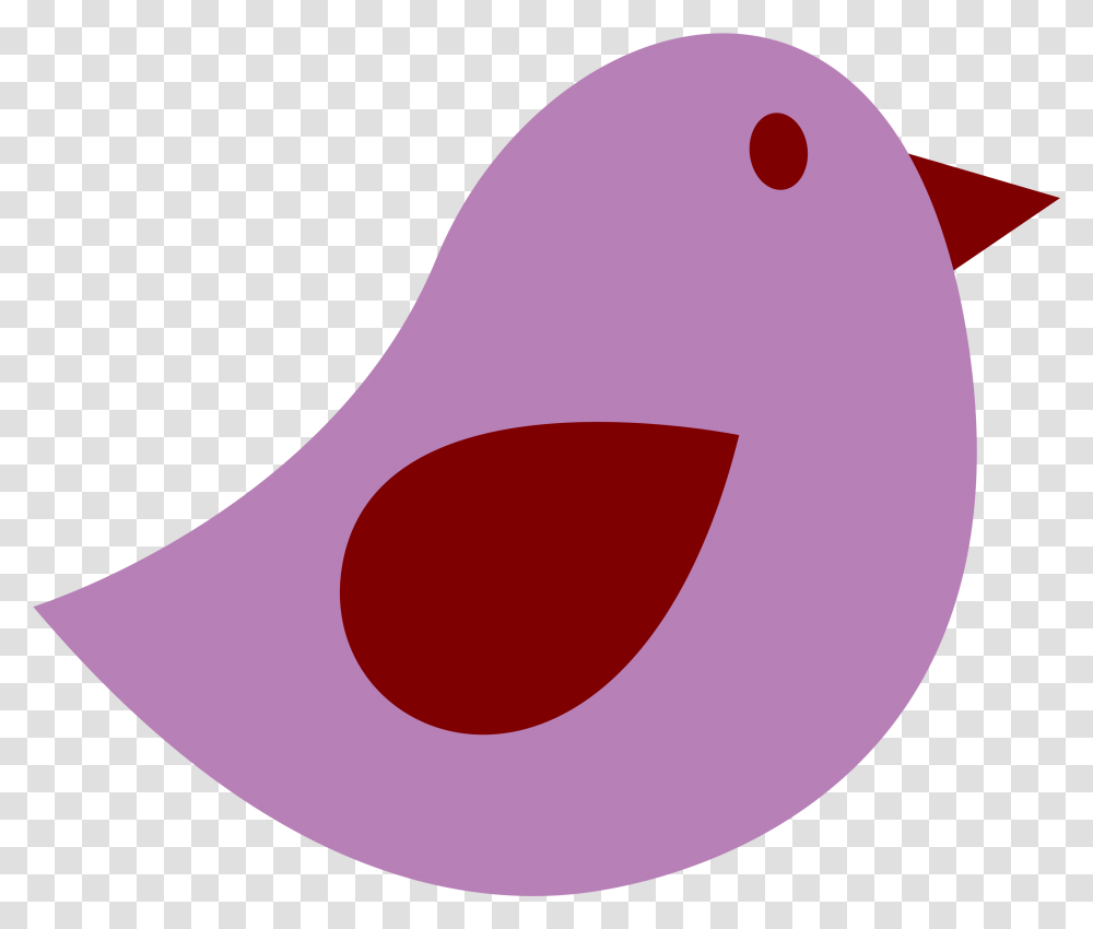 Bird Clipart Purple - Clipartlycom Baby Bird Clip Art, Baseball Cap, Hat, Clothing, Apparel Transparent Png