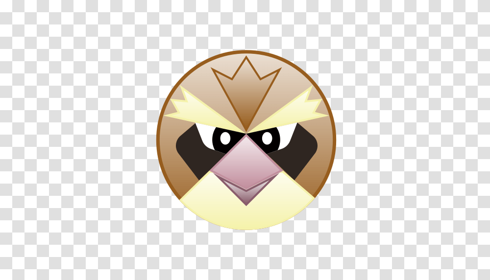 Bird Cute Go Monster Pidgey Pokemon Icon, Lamp, Label, Angry Birds Transparent Png