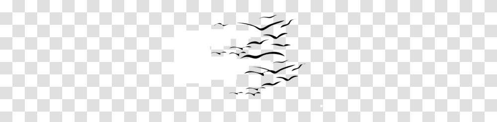Bird Flock Clip Art For Web, Cross, Word Transparent Png