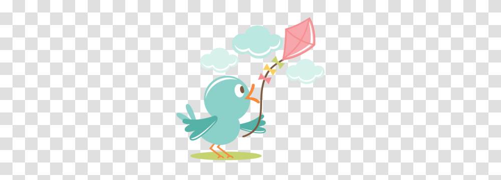 Bird Flying Kite For Scrapbooking Bird Free, Poster, Advertisement Transparent Png