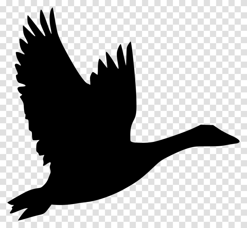 Bird Goose Flight Duck Clip Art Canada Goose Svg, Silhouette, Animal, Axe, Tool Transparent Png
