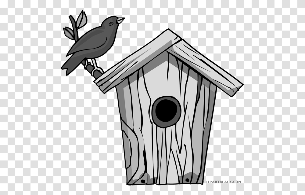 Bird House Clipart Bird Houses Clip Art Black And White, Animal, Sink Faucet, Den, Bird Feeder Transparent Png
