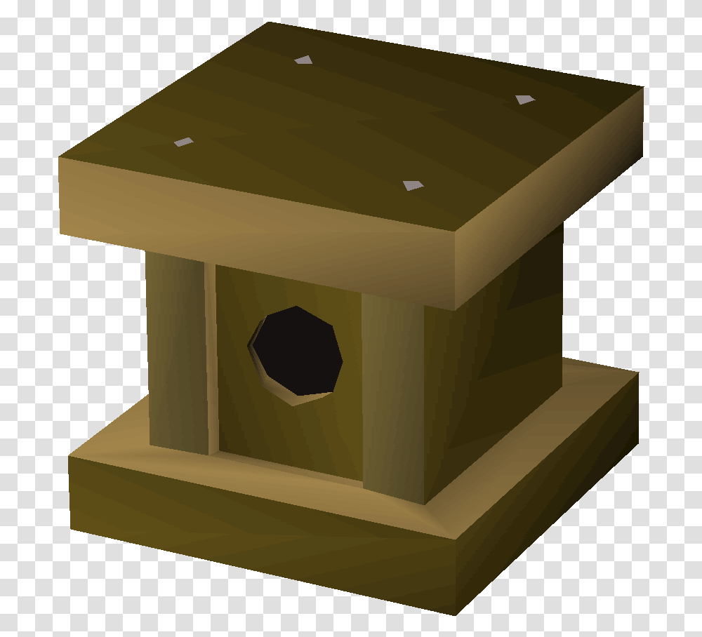 Bird House Old School Runescape, Box, Furniture, Mailbox, Letterbox Transparent Png