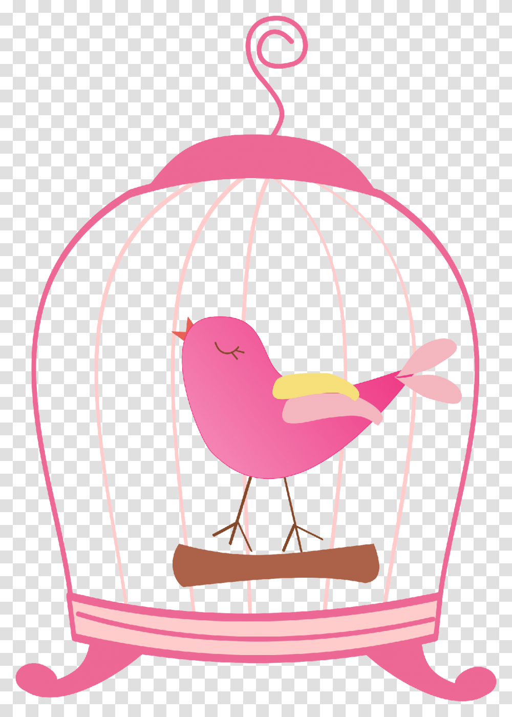 Bird In A Cage Clipart Bird In Birdcage Clipart, Bird Feeder, Animal Transparent Png
