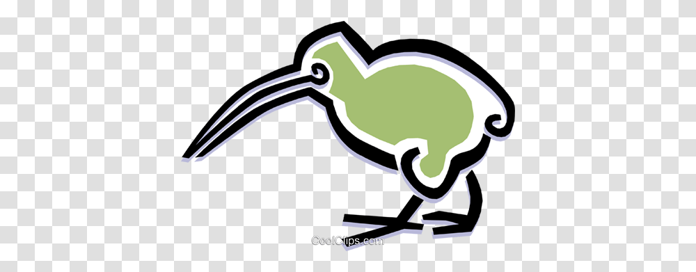 Bird Kiwi Bird Royalty Free Vector Clip Art Illustration, Animal, Wildlife, Frog, Amphibian Transparent Png