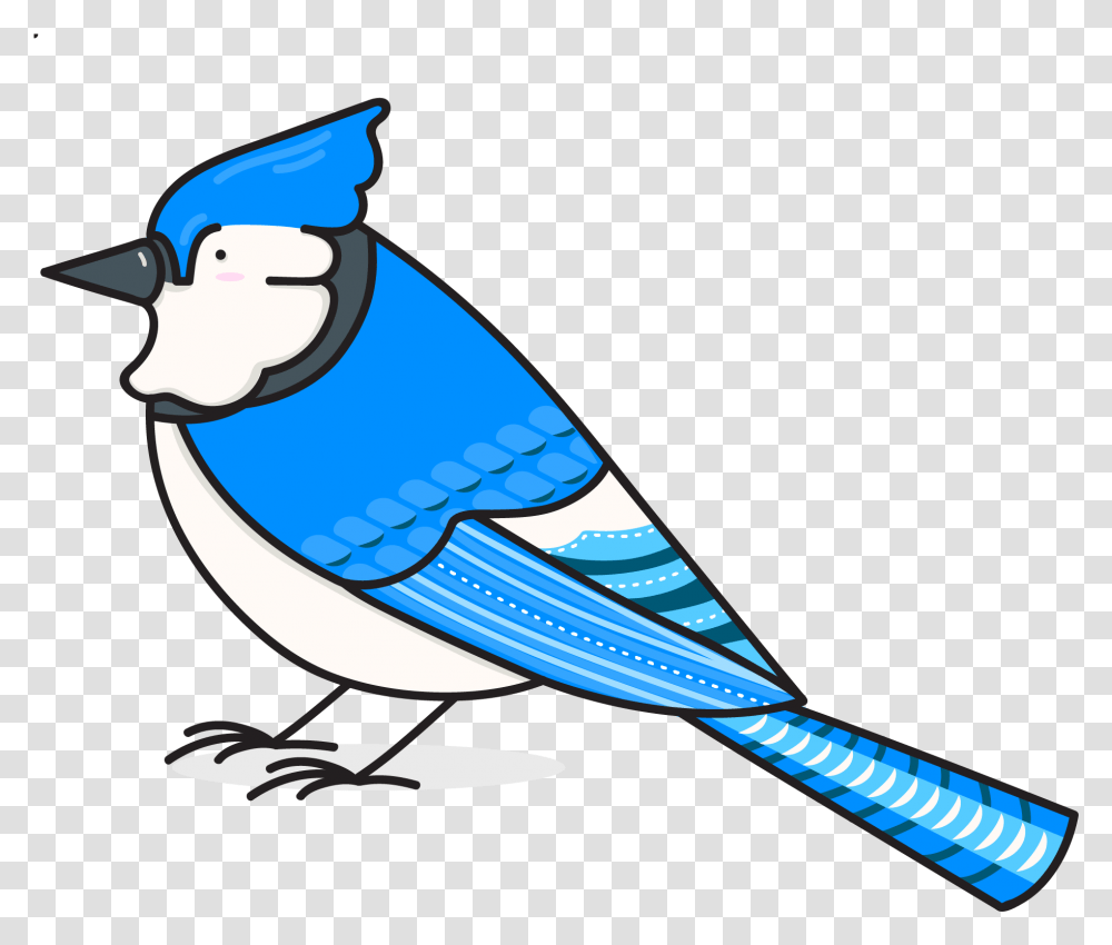 Bird Nerds Stickers Messages Sticker Clipart Blue Jay, Animal, Bluebird Transparent Png