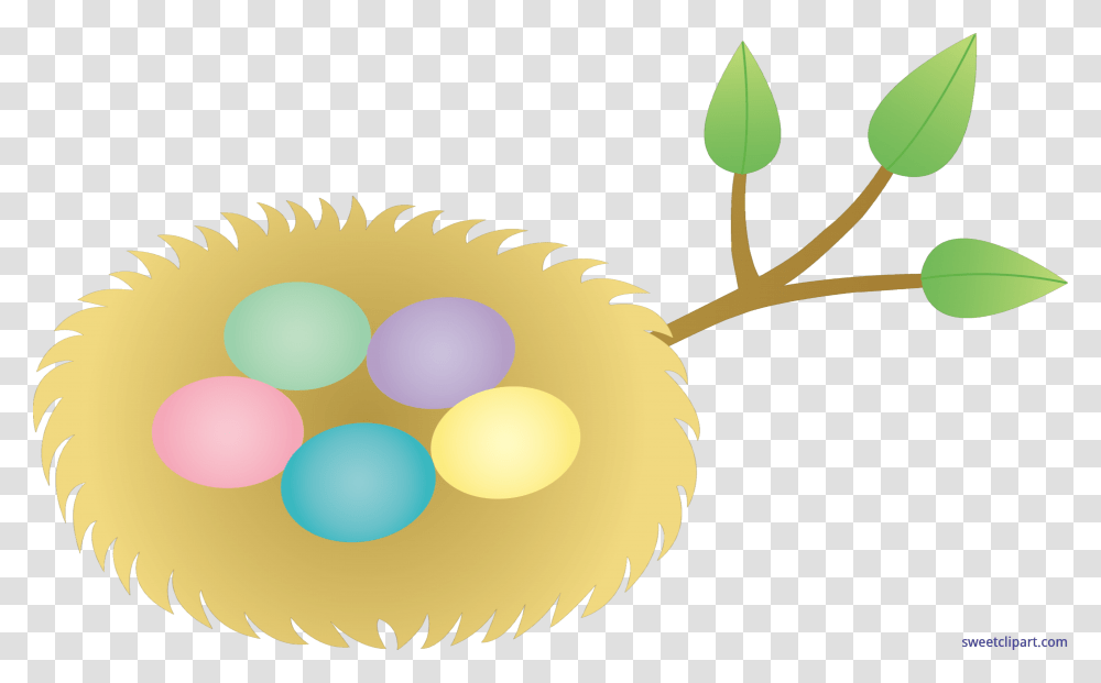 Bird Nest Easter Eggs Clip Art, Food, Plant, Fruit Transparent Png