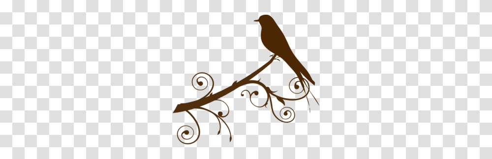 Bird On A Branch Clip Art, Floral Design, Pattern, Animal Transparent Png