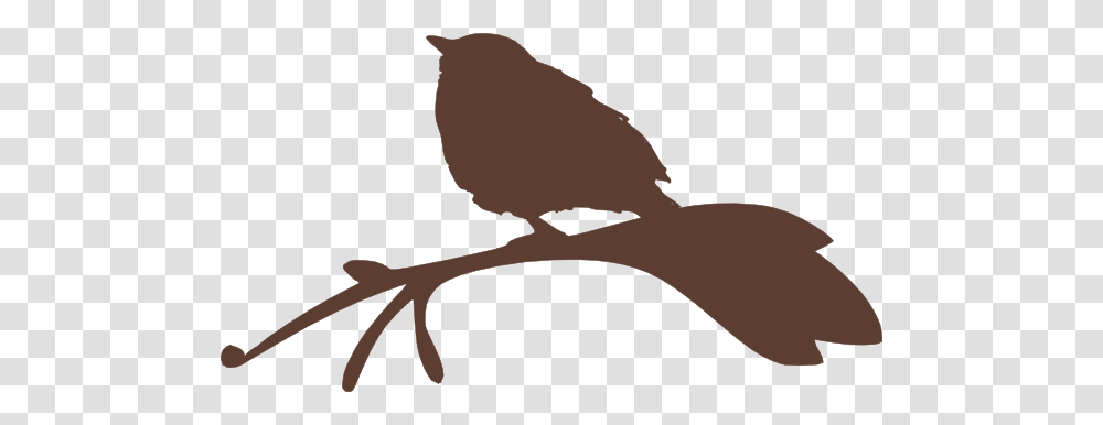 Bird On A Branch Silhouette Clip Art, Animal, Blackbird, Agelaius, Finch Transparent Png