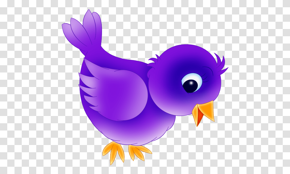 Bird Outline Cute Bird Cartoon, Animal, Purple, Balloon Transparent Png