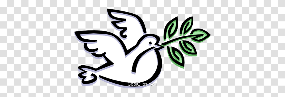 Bird Peace Dove Royalty Free Vector Clip Art Illustration, Logo, Plant Transparent Png
