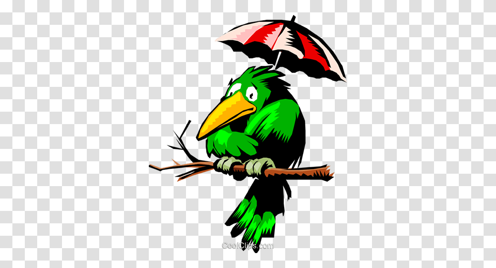 Bird Protecting Itself From Acid Rain Royalty Free Vector Clip Art, Beak, Animal, Stork Transparent Png