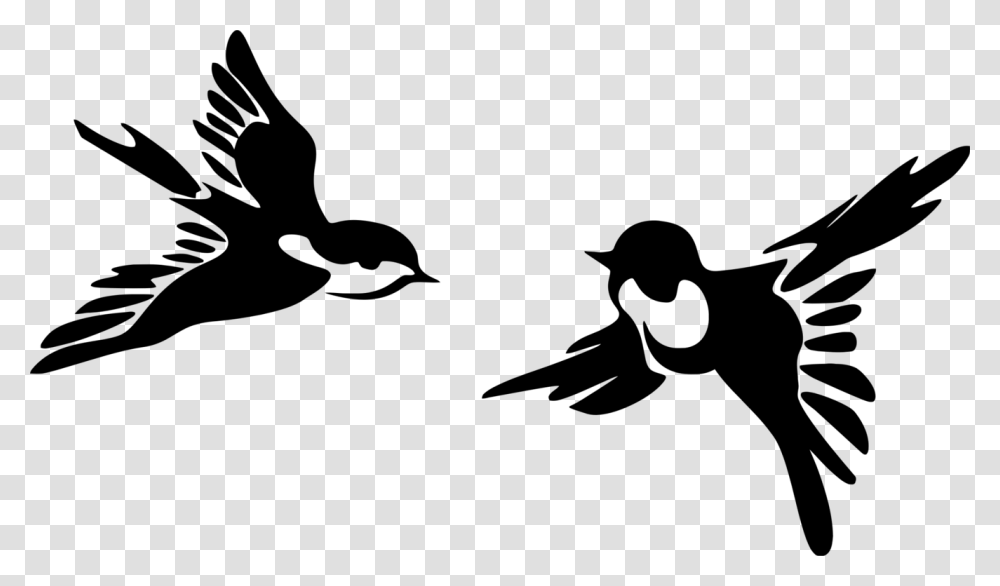 Bird Silhouette Drawing Download Flying And Gliding Animals Free, Gray, World Of Warcraft Transparent Png