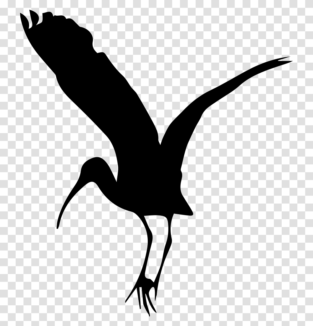 Bird Stork Shape Stork Shape, Crane Bird, Animal, Silhouette, Waterfowl Transparent Png